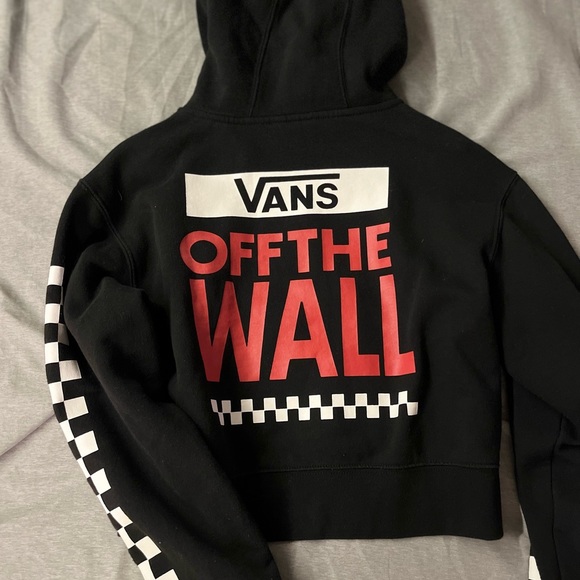 Vans Black and White Checkered Hoodie - Picture 4 of 4